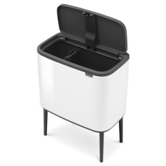 Poubelle tri sélectif touch bin 11+23L - 5 coloris