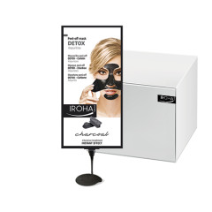 Masque peel-off détoxifiant au charbon 18g - la boîte de 10 x 18g