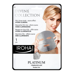 Masque visage Foil Platine "éclat et hydratation" Divine collection x1 