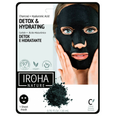 Masque tissu intensif detox charbon IROHA INMTIN21