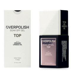 Top coat vernis semi-permanent avec huile de graines de lin bio 15ml