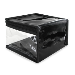 Trousse noire cristal - grand modèle - Bagagerie maquillage professionnel 25x19x14cm