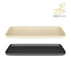 Plateau crème en fibre de bambou