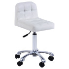 Tabouret avec dossier - à roulettes