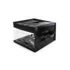 Trousse noire cristal - moyen modèle - bagagerie maquillage professionnel 11x20x16cm