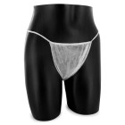 Slip large blanc arrière