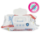 Lingettes désinfectantes virucides XMAN017A open
